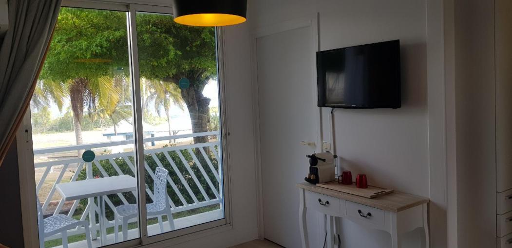 Romantique Et Bel Appartement En Bord De La Mer, Piscine Surveillee Et Belle Plage A 50M 圣弗朗索瓦 外观 照片