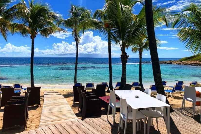 Romantique Et Bel Appartement En Bord De La Mer, Piscine Surveillee Et Belle Plage A 50M 圣弗朗索瓦 外观 照片
