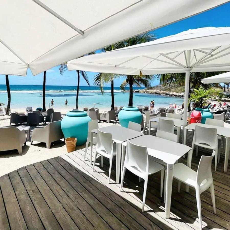 Romantique Et Bel Appartement En Bord De La Mer, Piscine Surveillee Et Belle Plage A 50M 圣弗朗索瓦 外观 照片